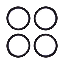 Load image into Gallery viewer, Braids &amp; Freckles • Silicone Ring Set • Black
