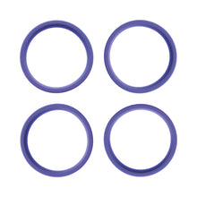 Load image into Gallery viewer, Braids &amp; Freckles • Silicone Ring Set • Purple
